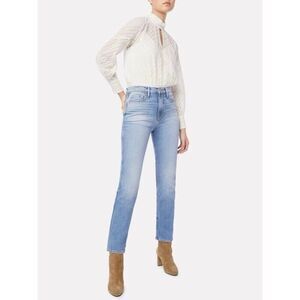 NEW FRAME Women’s XS Off White Eyelet Party Top